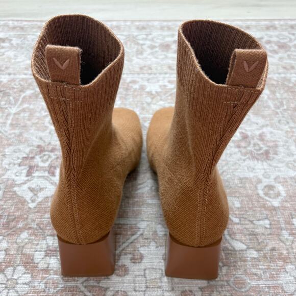 Vivaia Square Toe Heeled Boots Regina Pro Size EU 40 US 9 Minimalist Neutral - Picture 5 of 11